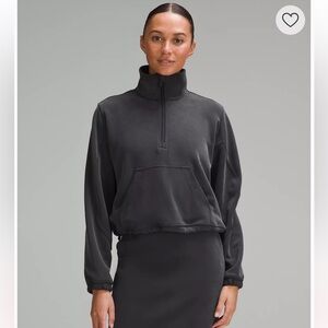 Lulu Lemon  Brushed Softstreme Half Zip